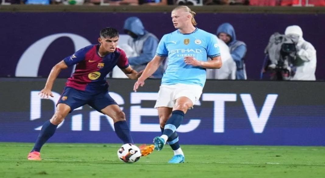 برشلونه و السيتى