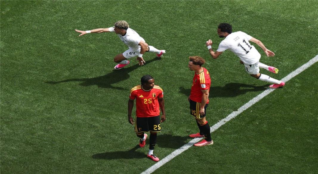 المنتخب الوطني أمام بلجيكا