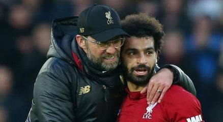 محمد صلاح و يورغن كلوب